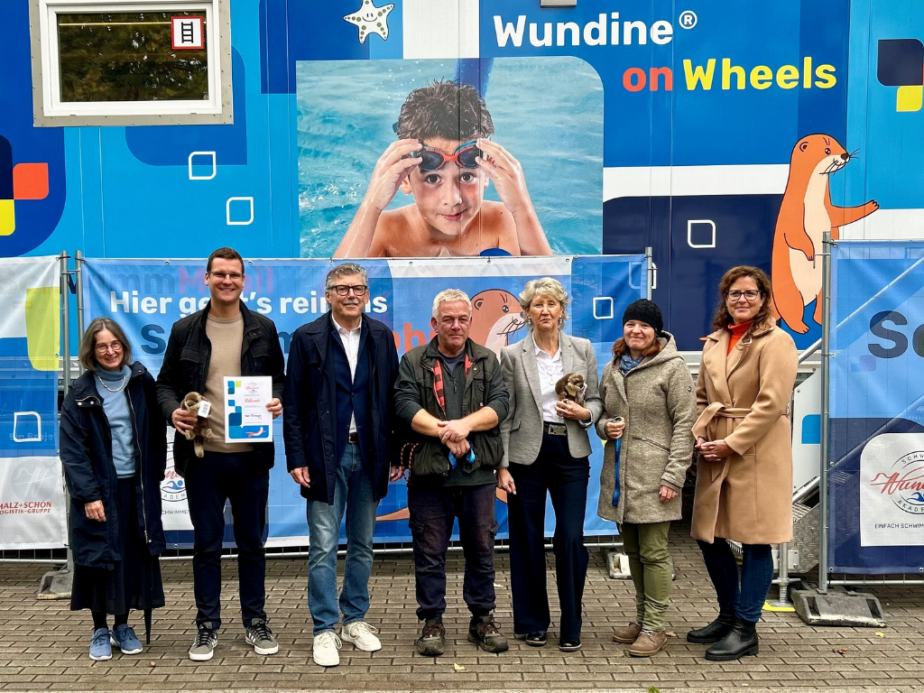SchwimmMobil „Wundine IV“ in Forchtenberg: Gemeinsamer Einsatz, damit mehr Kinder schwimmen lernen