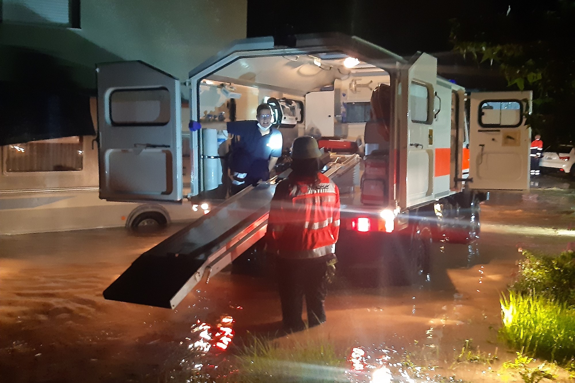 Malteser Euskirchen Evakuierung Hospiz in Starkregennacht Klein