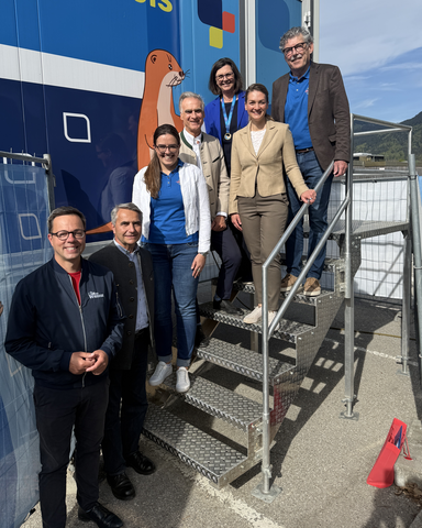SchwimmMobil Wundine II zu Gast am Tegernsee